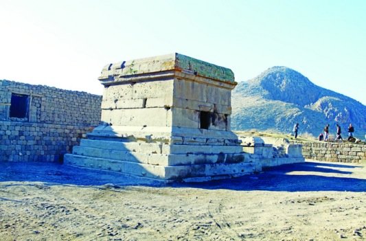 pyramidal mausoleum temple turkey