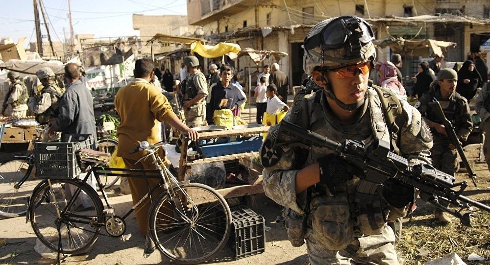 US army soldier in Iraq