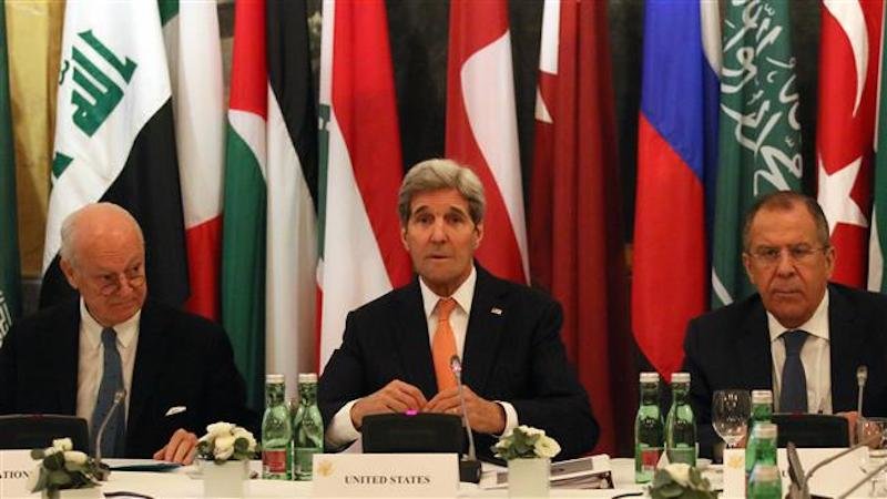 de Mistura, Kerry, Lavrov