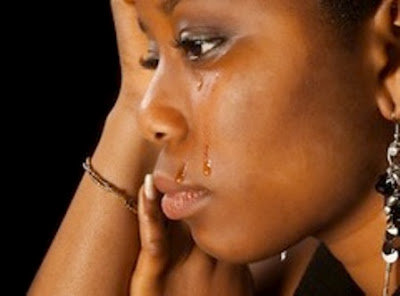 crying woman