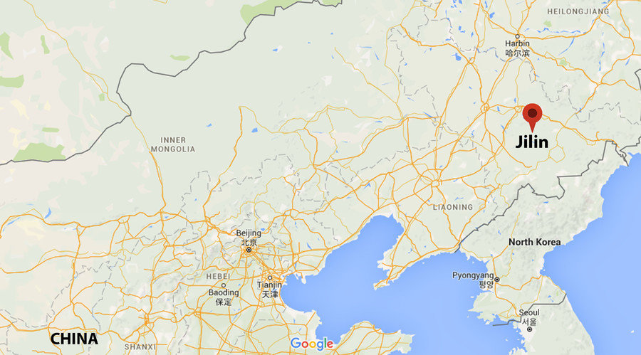 Map of Jilin, China