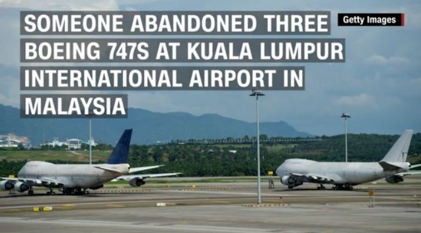 abandoned Boeings in Malaysia