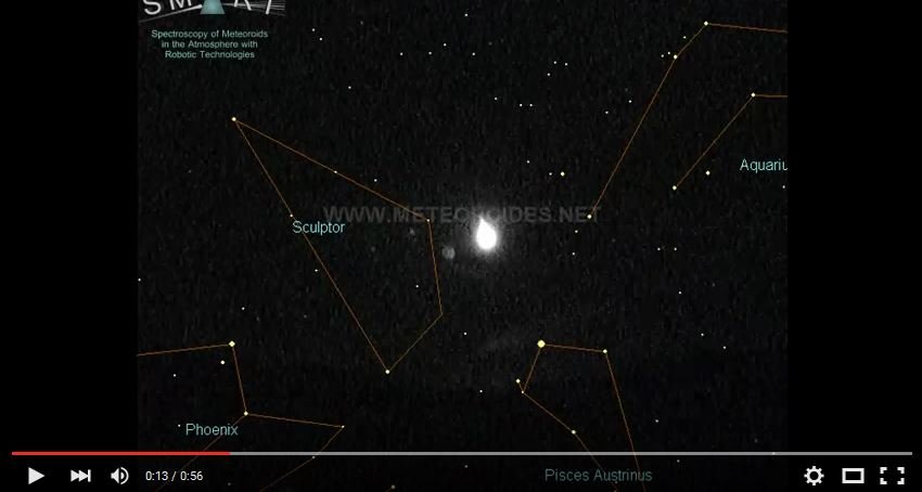 Click to enlarge fireball over spain