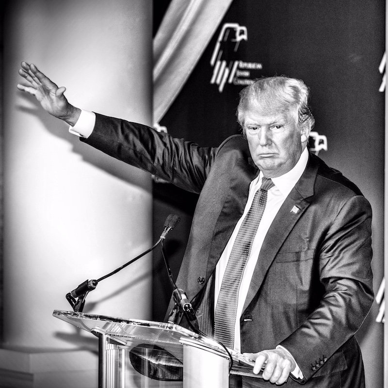 trump nazi salute