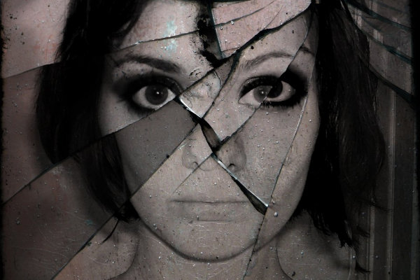 broken woman image