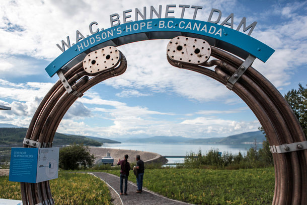 Click to enlarge W.A.C. Bennett Dam