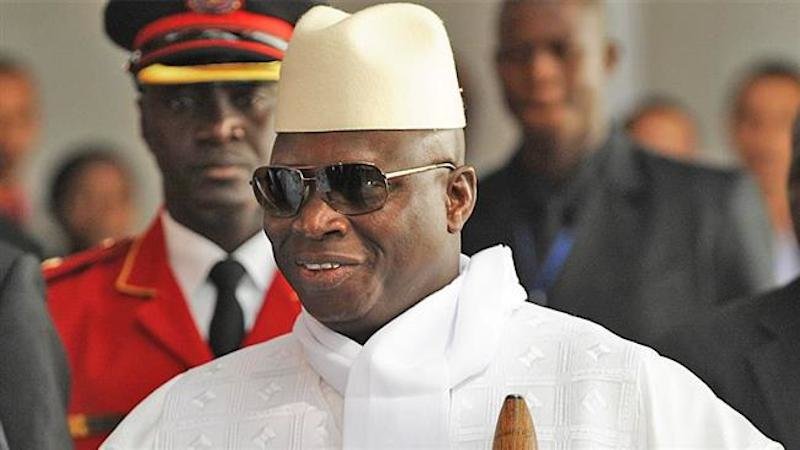 Click to enlarge Gambia President