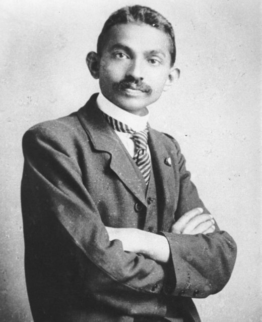 Click to enlarge Gandhi in South Africa.