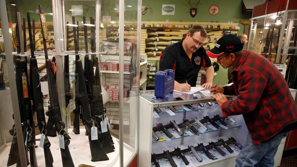 Click to enlarge guns being sold