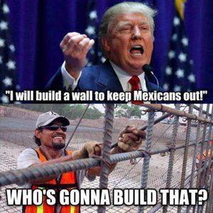 Donald Trump mexican wall meme