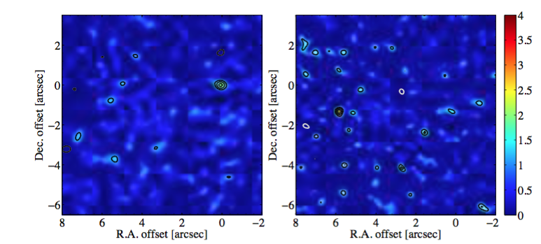 Click to enlarge ALMA detections