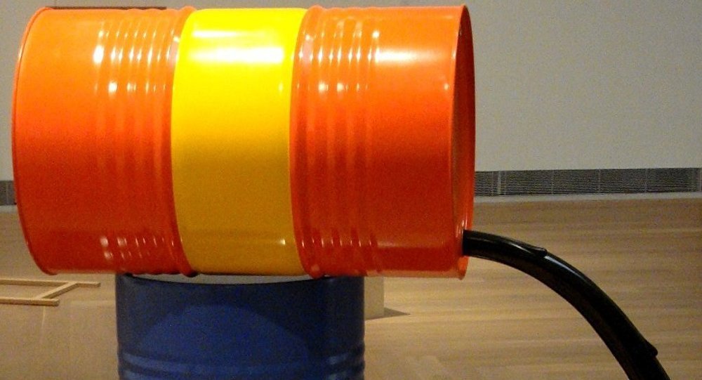 Oil barrel spill