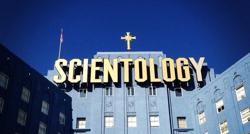 Click to enlarge Scientology sign