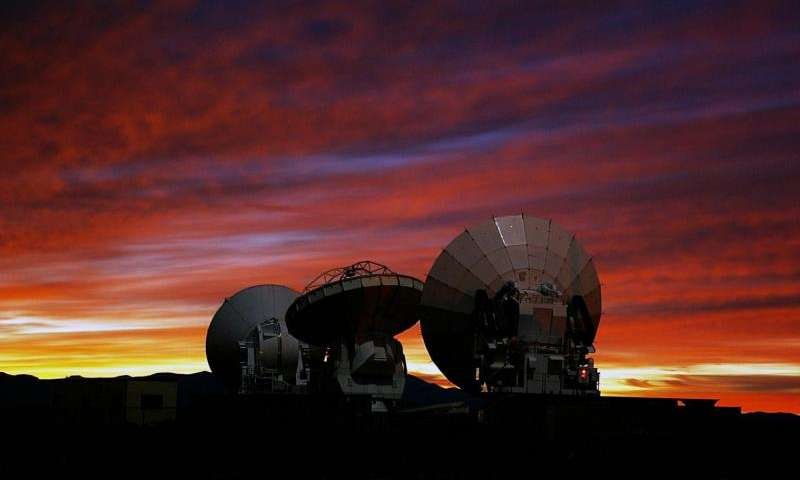 Click to enlarge ALMA test facility
