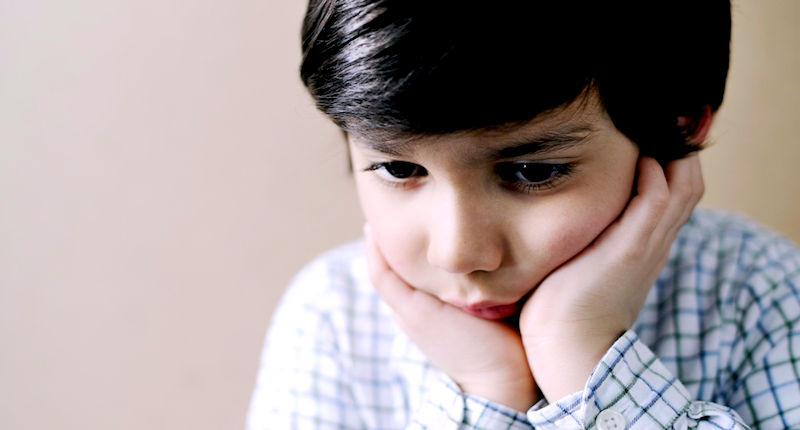 sad/worried boy