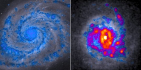 Click to enlarge spiral galaxies