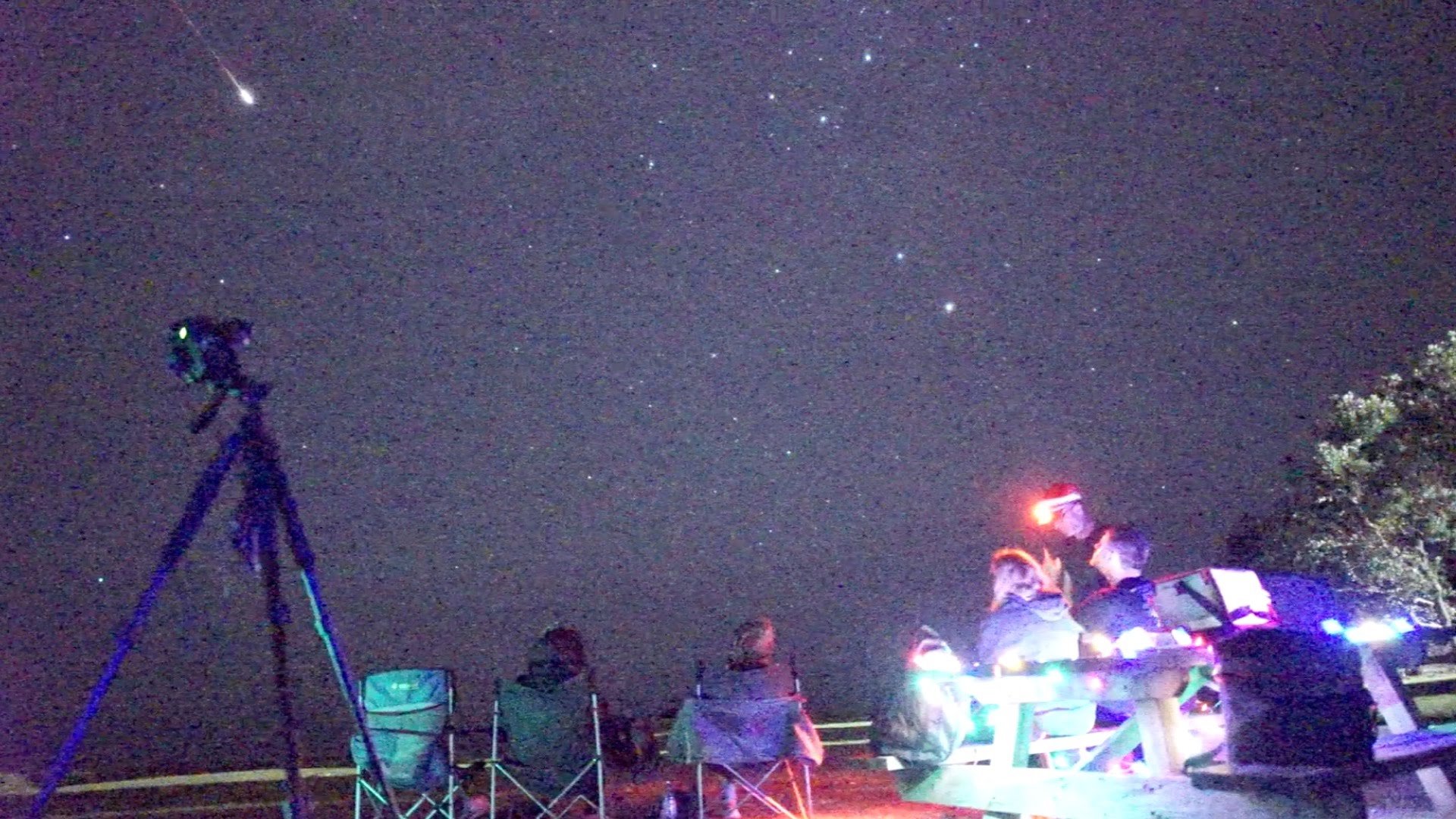 Click to enlarge Geminid Meteor Shower fireballs 2015