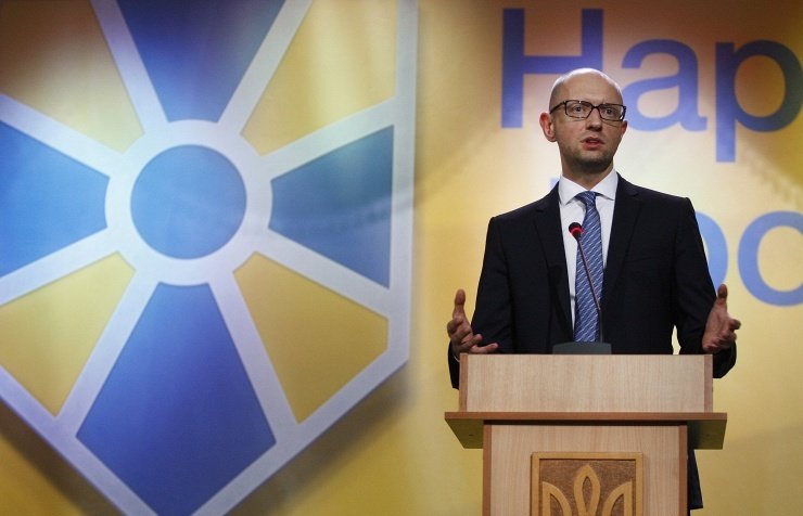 Click to enlarge Ukraine’s prime minister Arseniy Yatsenyuk