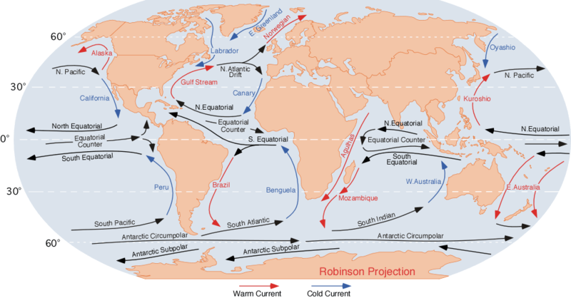 Ocean map