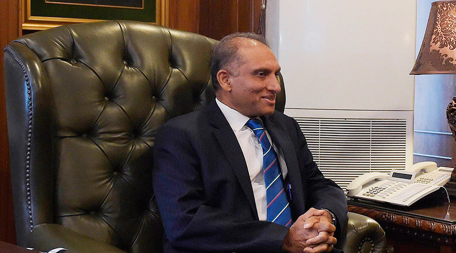 Click to enlarge Pakistan's Foreign Secretary Aizaz Ahmad Chaudhry