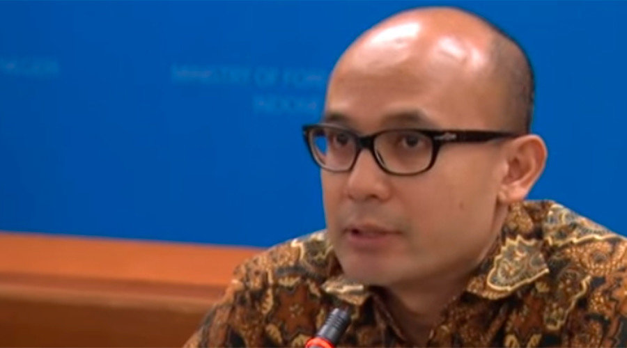 Click to enlarge Foreign Affairs Ministry spokesperson Arrmanatha Nasir