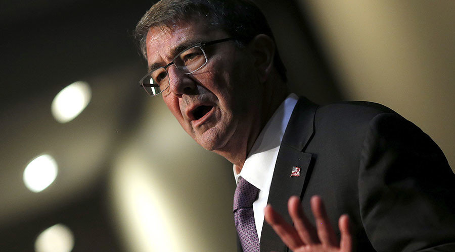 Click to enlarge US Defense Secretary Ash Carter