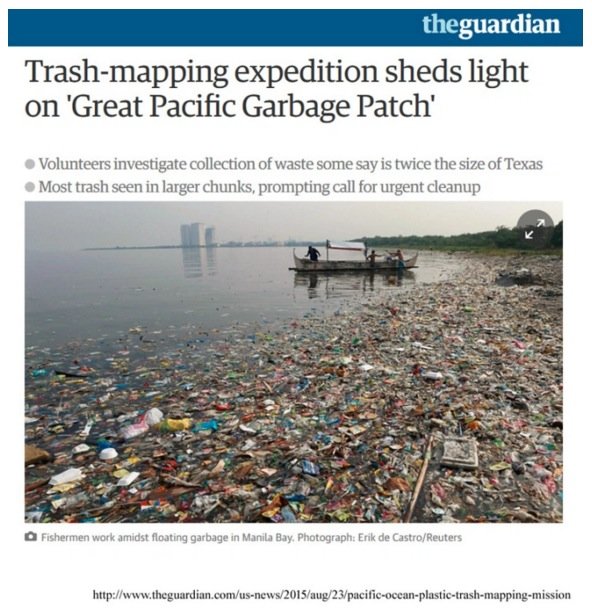 Click to enlarge Floating garbage - Guardian