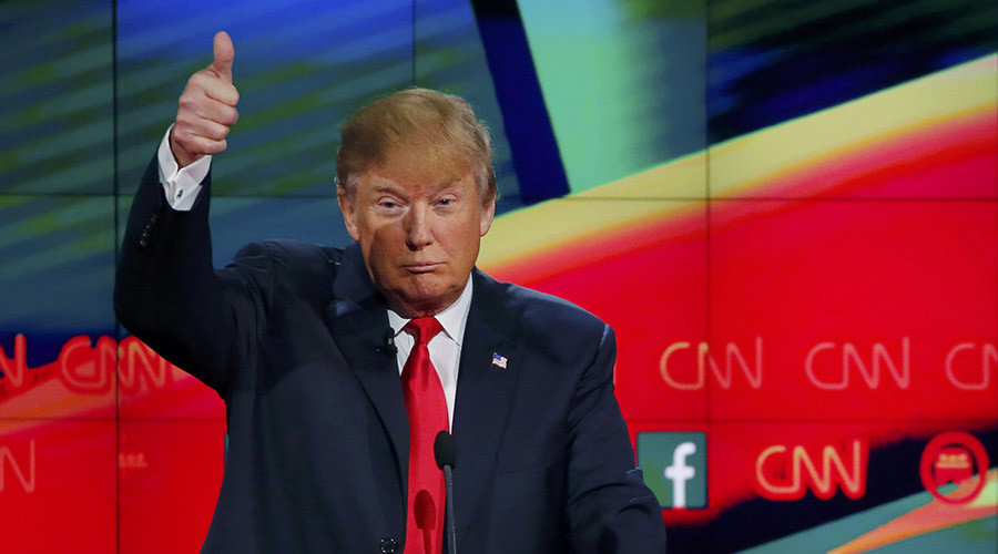 Republican U.S. presidential candidate businessman Donald Trump