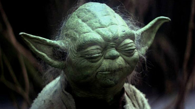 Click to enlarge Yoda meditating