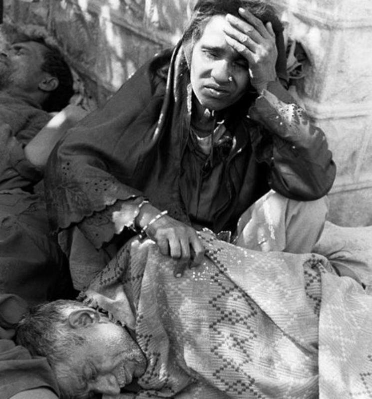 Click to enlarge Blinded victims of the Bhopal tragedy