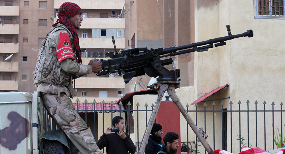 Libya soldier fighting ISIS
