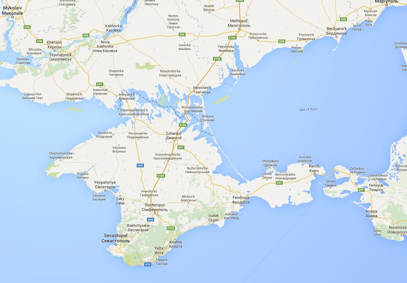 Map of Crimea
