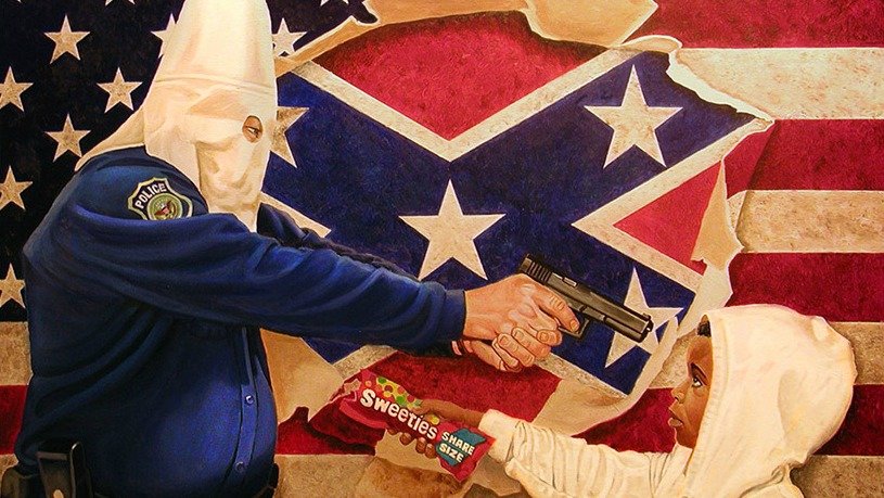 KKK and police