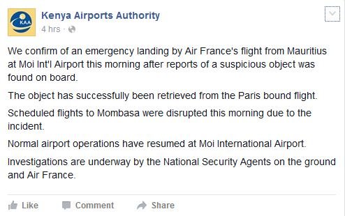 Click to enlarge Plane Bomb threat