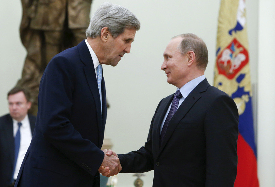 Click to enlarge Kerry and Putin