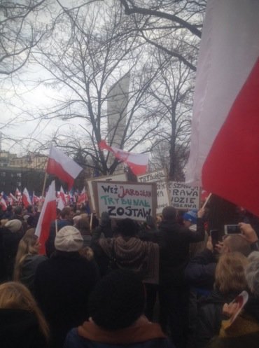 Click to enlarge Polish protest