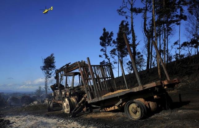 burnt out truck