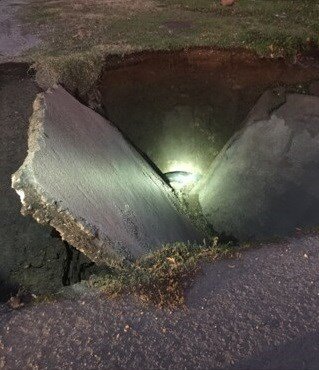 Blythesville sinkhole