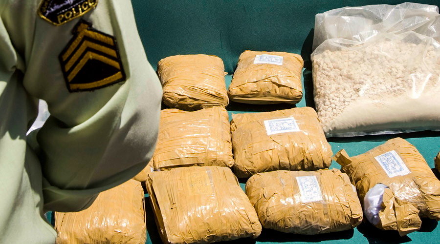 Click to enlarge Turkish heroin from Afghan opium