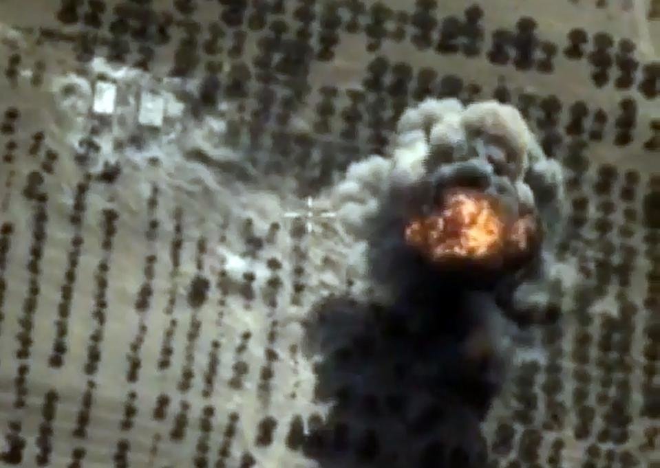 Click to enlarge Russian Syria air strike