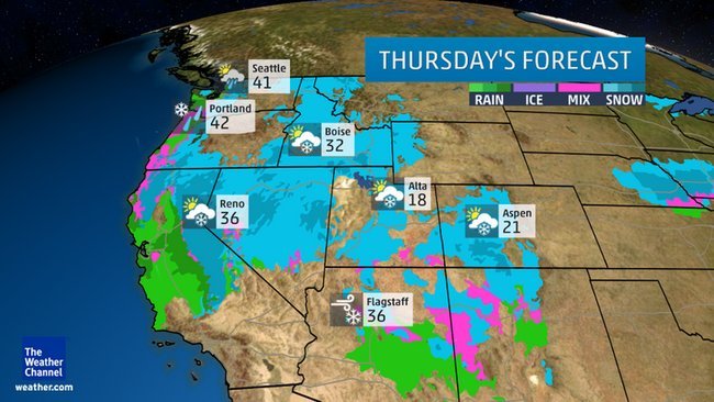 Christmas eve day forecast