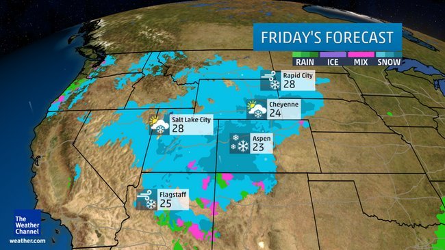 Christmas day forecast