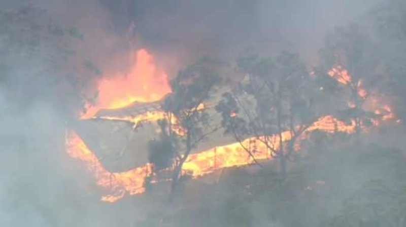 Click to enlarge Australian wildfire