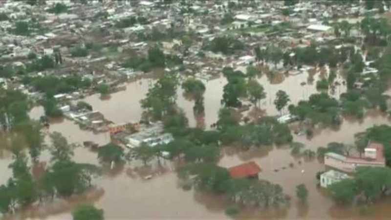 South America flooding