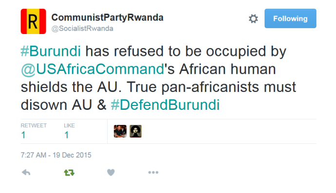 Communist Party Rwanda