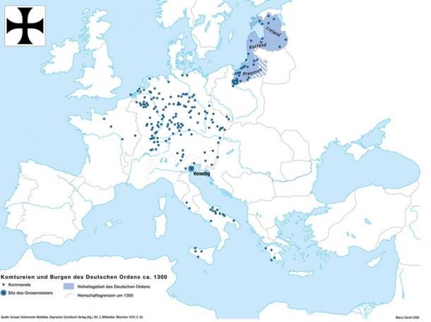 Click to enlarge Teutonic map