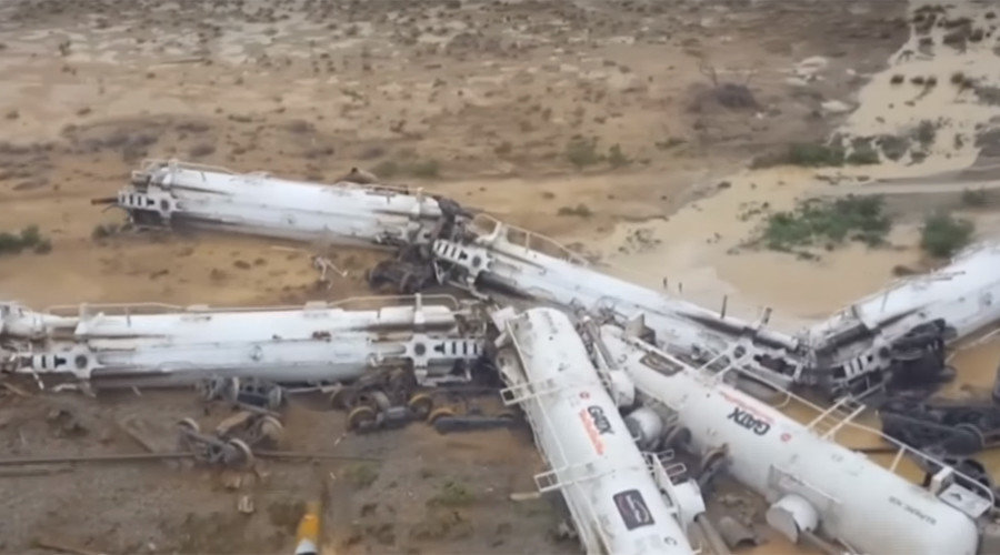 Australia train derailment