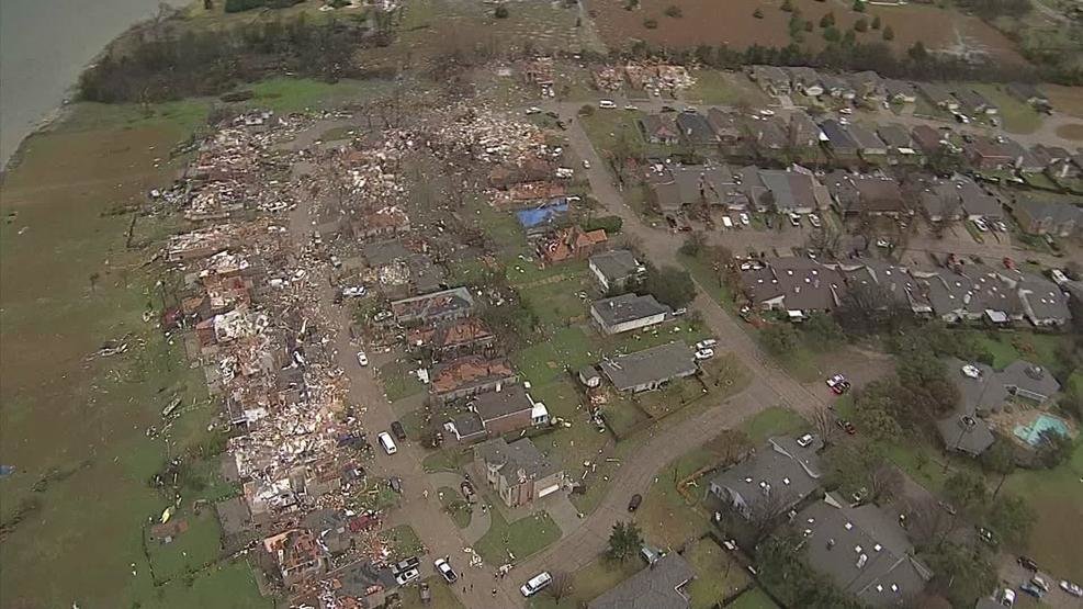Click to enlarge tornado damage garland tx