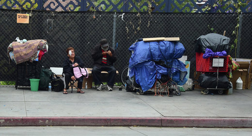 Homeless people