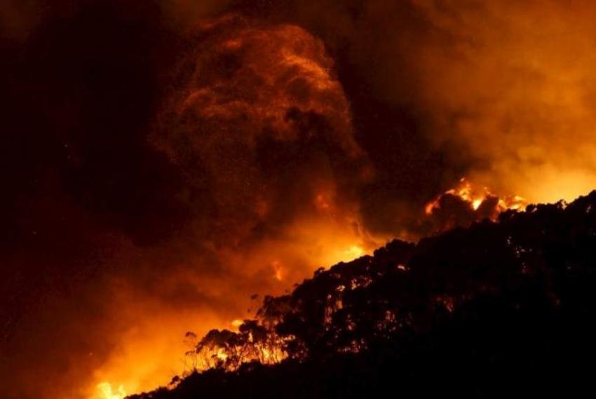 bushfire near Melbourne